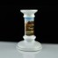 Edwardiański świecznik souvenir Hastings Pier porcelana niemiecka z ręcznym podmalowaniem