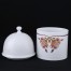 Ekskluzywny pojemnik Rosenthal Romanze Wiinblad – kolekcjonerska porcelana, złocenia, lata 60.