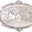 Konne wyścigi zdobią żeliwną paterkę Lauchhammer, sygnowany antyk z lat 1880-1914