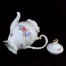 Motyw kwiatowy na starej porcelanie