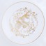 GOLD CONTOUR ROSE - róża malowana złotem w typie konturowym