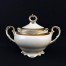 Zachwycająca kremowa cukiernica porcelanowa