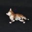 Unikatowy lisek porcelanowy Rosenthal Germany autorstwa Fritz Heidenreich.