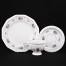 Unikalny komplet Maria Trio Rosenthal z wzorem Poesie i znakiem Classic Rose – luksus w Twoim domu