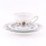 Wyjątkowe trio Rosenthal Maria Classic Rose Poesie – filiżanka, spodek i talerzyk, idealne na prezent i do kolekcji.