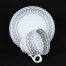 Elegancka Filiżanka Wiktoriańska MILAN Pattern Transferware BWM Antyk