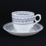 Antyk Filiżanka Brown Westhead Moore MILAN Transferware Wiktoriańska XIX w