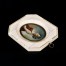 Miniatura na kości malowana wg. obrazu R. Richtera.