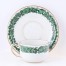 Rosenthal filiżanka mocca green camaieu - porcelanowa filiżanka z zieloną girlandą kwiatową