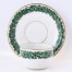 Antyczna filiżanka mocca Rosenthal Bavaria, fason 48, Plössberg. Dekoracja green camaieu - monochromatyczna zielona girlanda kwiatowa