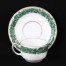 Wyjatkowa zielona bordiura na białej porcelanie od Rosenthal