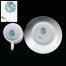 Sygnatura SARREGUMINES dla typu porcelany angielskiej styl fine bone china