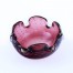 Ametystowa miseczka Murano Bullicante w typie Floriform - Wenecja ok 1960 rok