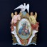 Oryginalny patriotyk wykonany został z utwardzanej masy ramiarskiej, na zbrojeniu