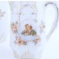 Motyw kucharki - rzadka kalkomania na porcelanie śląskiej 