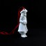Porcelanowa lalka na choinkę - zawieszka bożonarodzeniowa