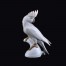 Dekoracyjna figura papugi kakadu z porcelany Rosenthal Selb Bavaria