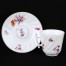 Dawny "patyczak" stylowe duo porcelanowe
