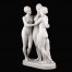 Figurka trzech nagich kobiet - bogiń greckich