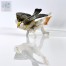 Lądująca ptaszyna z porcelany malowanej ręcznie