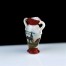 Miniaturowy Suwenir Porcelanowy z Kościołem Ewangelickim w Bogatyni (Reichenau)