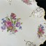 Bukiet kwiatowy i złocenia na pięknych tłoczeniach porcelany Rosenthal