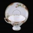 Porcelana zdobiona kalkomaniami i złocona. 