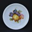 gruszka i kiść winogron na śląskiej porcelanie