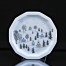 Kolekcjonerski pejzaż zimowy na porcelanowym talerzyku Rosenthal