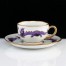 Fioletowy smok - piękna malatura na porcelanie