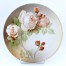 Porcelanowy talerz z herbacianą różą