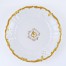 Ażurowa patera TPM porcelana śląska złocona Carl Tielsch 1850-1860