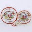 Zabytkowa filiżanka chinoiserie z I poł. XX w. Sygnowana europejska porcelana z dekoracją China Bunt. Autentyczne chińskie motywy
