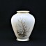 Romantyczny wazon porcelanowy w kolorze ecru