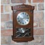 Gustowny zegar wiszący z lat 1925-1930 do salonu i nie tylko