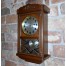 Drewniany zegar w naturalnym kolorze brązowego dębu!