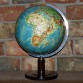 COLUMBUS stylowy globus z mapą fizyczną - wyśmienita dekoracja mapy 3D