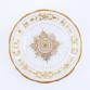 1880-1900 JS Suliszów Zofiówka ! Złota patera ze śląskiej porcelany - UNIKAT