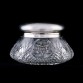  Definicja elegancji - ogromna kryształowa bomboniera ze srebrną pokrywą, 1911 rok