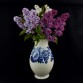 Ogromny wazon KPM Waldenburg malowany kobaltem